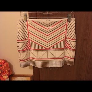 Express sequin mini skirt
